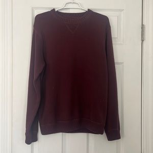 eddie bauer maroon sweater